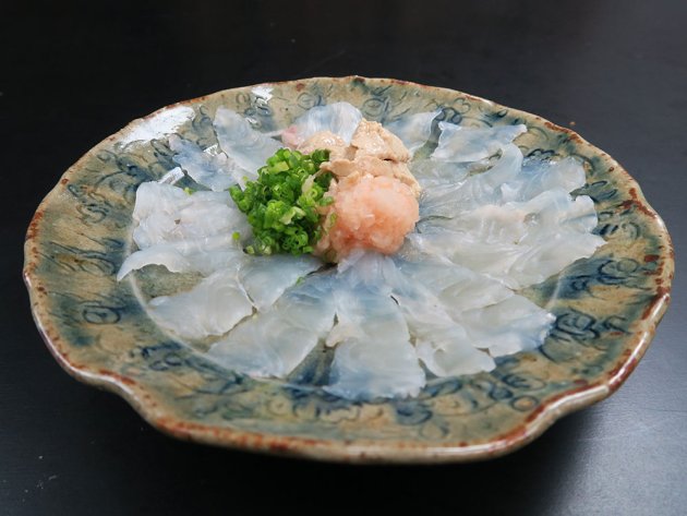 ウマヅラハギの刺身