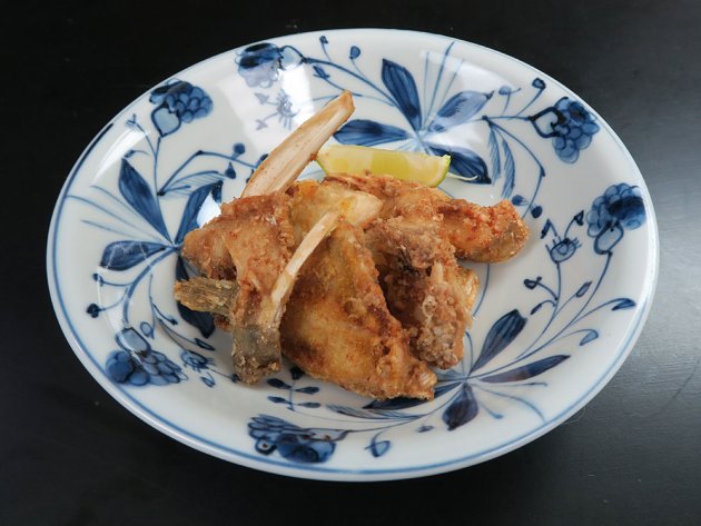 ウマヅラハギの唐揚げ