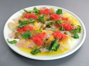 ヘダイのカルパッチョ