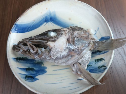 アラの酒塩煮