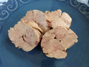 カガミダイの肝蒸し