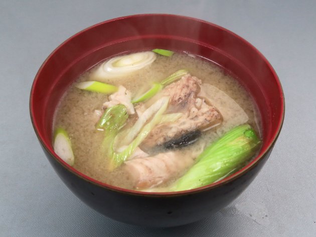 ブラウントラウトのみそ汁