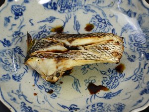 ヨコシマフエフキの塩焼き