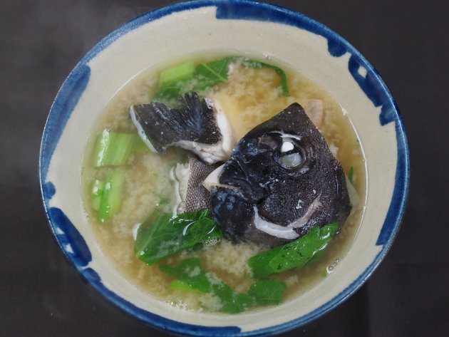 イシダイのみそ汁