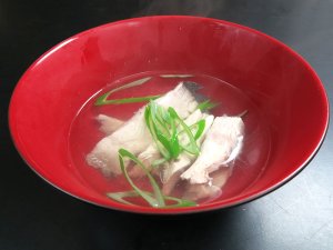 マルバラシマガツオの潮汁