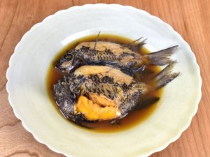 スズメダイの煮つけ