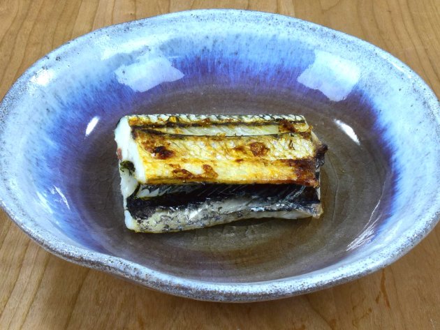 ヤチバーユーの塩焼き