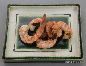 ヒゲナガエビの一夜干し