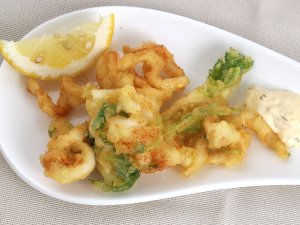 スルメイカのフリット