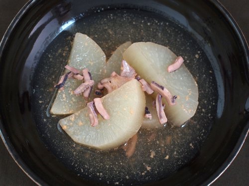 塩辛大根煮