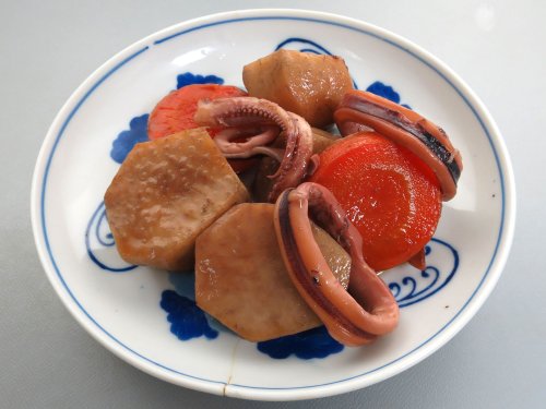 スルメイカの煮しめ