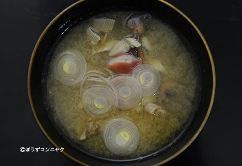 ホッキ貝のみそ汁