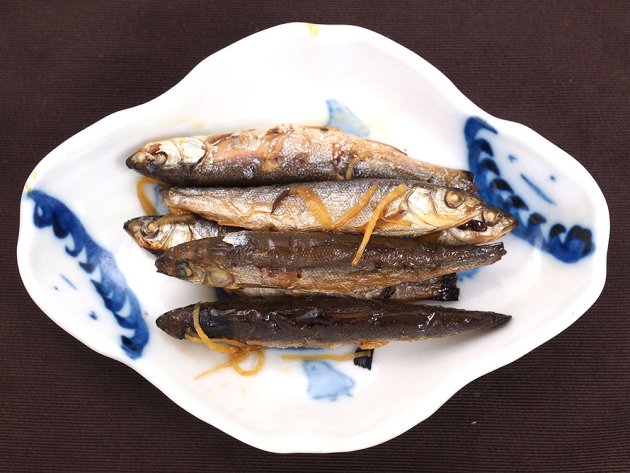 ウグイの焼き浸し