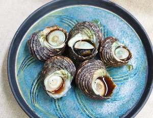 姫サザエの醤油煮