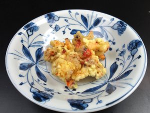コナガニシのかき揚げ