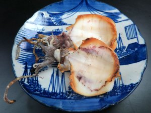 アオリイカの一夜干し