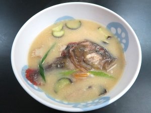 ウサギアイナメのみそ汁