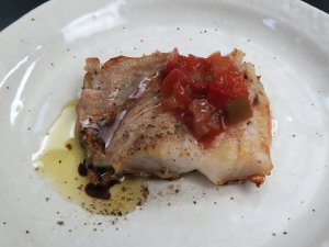 ウサギアイナメの塩焼き
