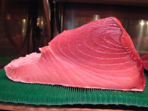 メバチマグロの断面