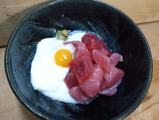 メバチの山かけ