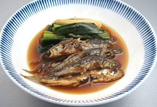 はえとねぎの煮もの