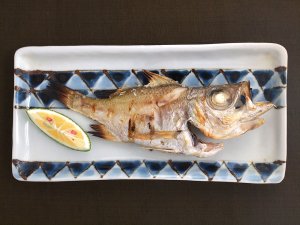 オオメハタの塩焼き