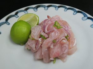 ハマダイのセビチェ