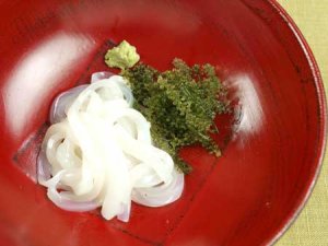 クビレヅタの刺身