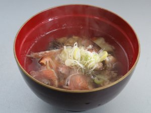 ホシササノハベラの潮汁