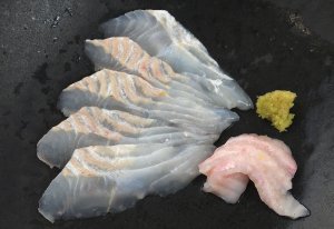 アサバガレイの刺身