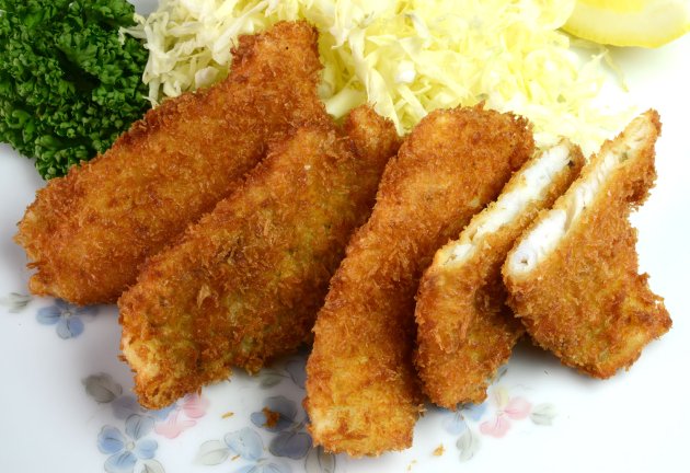 アサバガレイのフライ