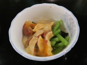 ホヤとミズの水物