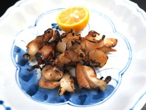 ミギマキタテゴトナシボラの焼き貝