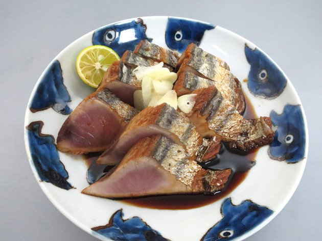 カツオの揚げたたき