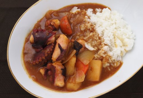 タコのライスカレー
