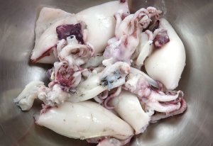 子ケンサキの塩ゆで