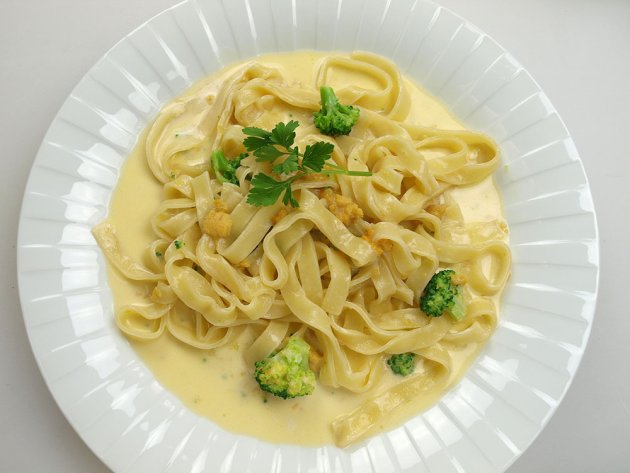 キタムラサキウニのパスタ