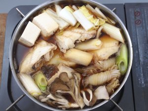 カワハギの魚すき