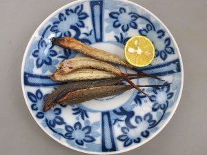 ネズミゴチの干もの