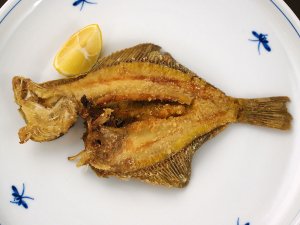 スナガレイの唐揚げ