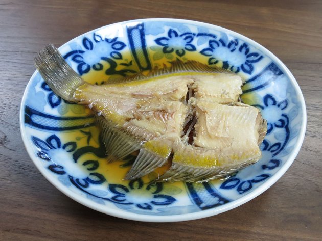 スナガレイの煮つけ