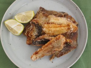 石ガレイの唐揚げ