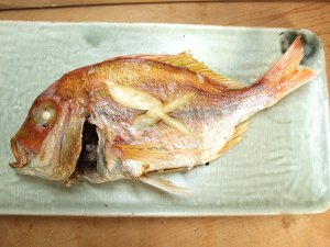 キダイの塩焼き