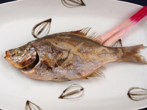 ウミタナゴの塩焼き