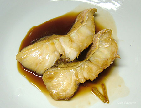 キングクリップの煮つけ