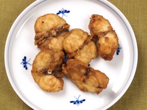 ゴマフグの竜田揚げ