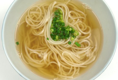 赤じゃこだしの素麺