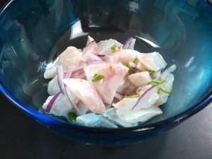 テングダイのセビチェ