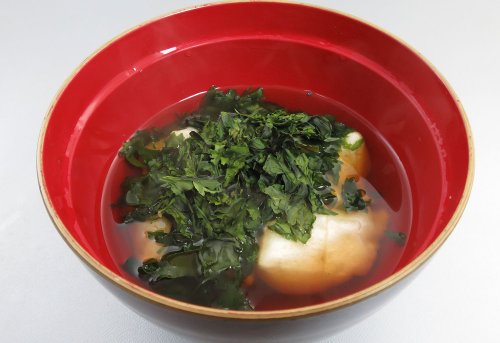 はば雑煮（ハバノリの雑煮）