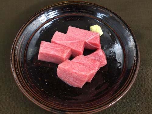 クロマグロの大トロ刺身